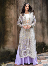 La-vie-Haute By Esmel Embroidered Wedding Festive Net 3 Piece Unstitched Suit EML25LVH D-01 NAIORA